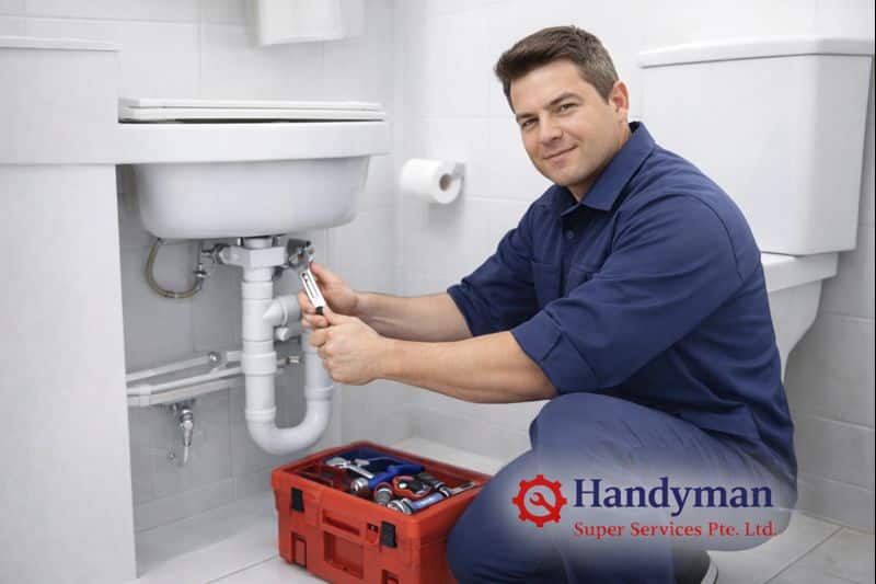 Professional plumbing service Singapore by Handyman Super Services