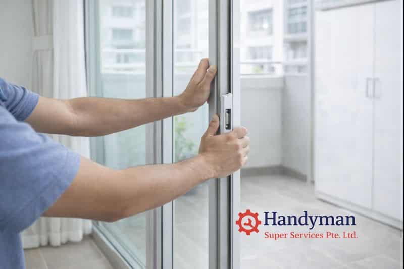 Sliding door hard to open in Singapore home