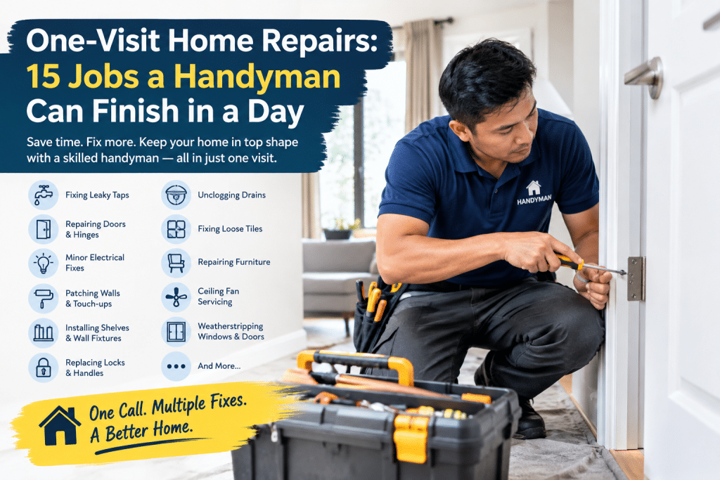 one-visit home repairs Singapore